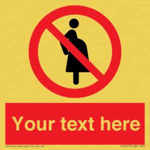 Custom prohibition not for pregnant women